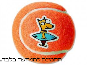צעצוע כלב כדור טניס גודל אקסטרה קטן רוגז