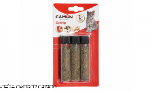 קמון קטניפ 3 מבחנות מילוי לחתול CAMON