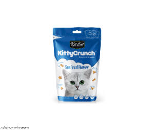 קיט קאט קיטי קראנצ’ חטיף לחתול בטעם מעדני ים KIT CAT KITTY CRUNCH