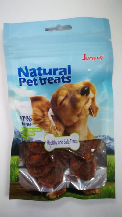 חטיף מטבעות ברווז וירקות לכלב Grain free NATURAL PETTREATS