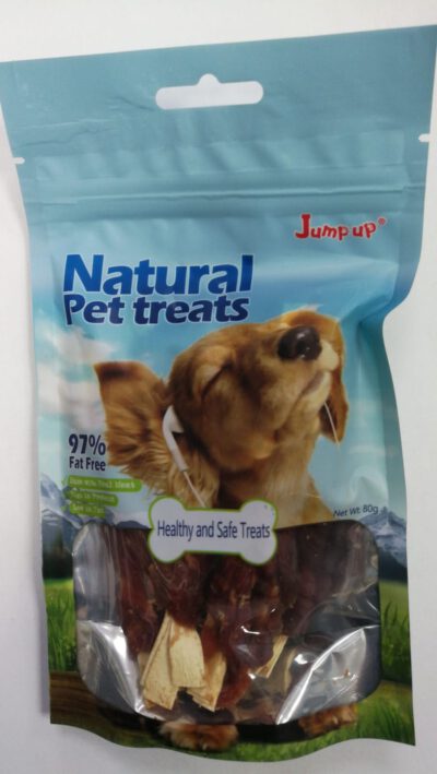 חטיף ברווז ודג קוד לכלב grain free NATURAL PET TREATS