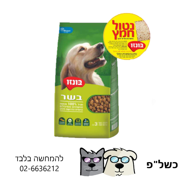 בונזו כשלפ כשר לפסח